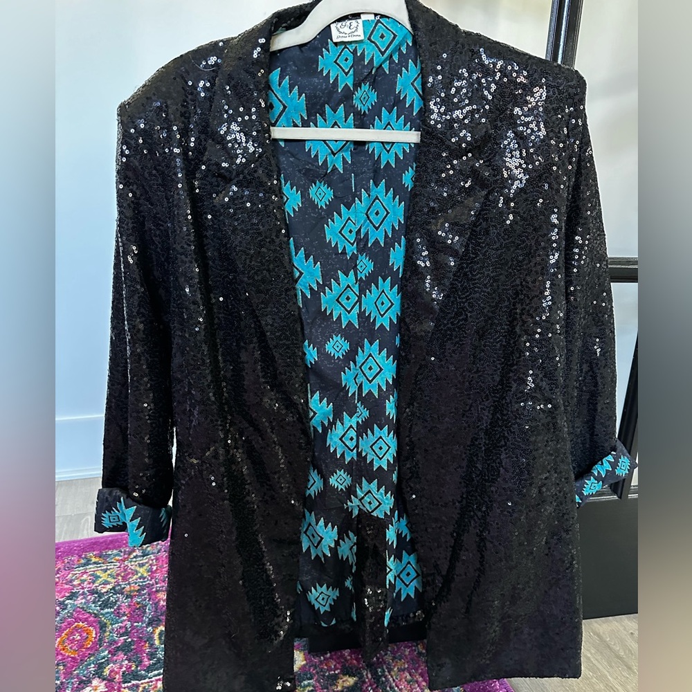 Sequin blazer